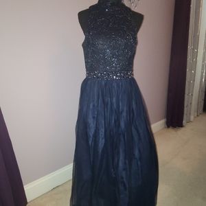 Navy blue prom/evening gown